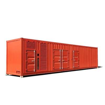 40ft Container Generator Silent Set, 1000kw 1250kva Air Dingin Generator Dengan Cummins Engine